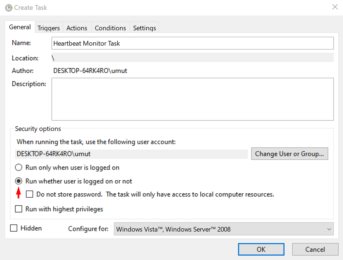 Windows Cron Job - Step 1