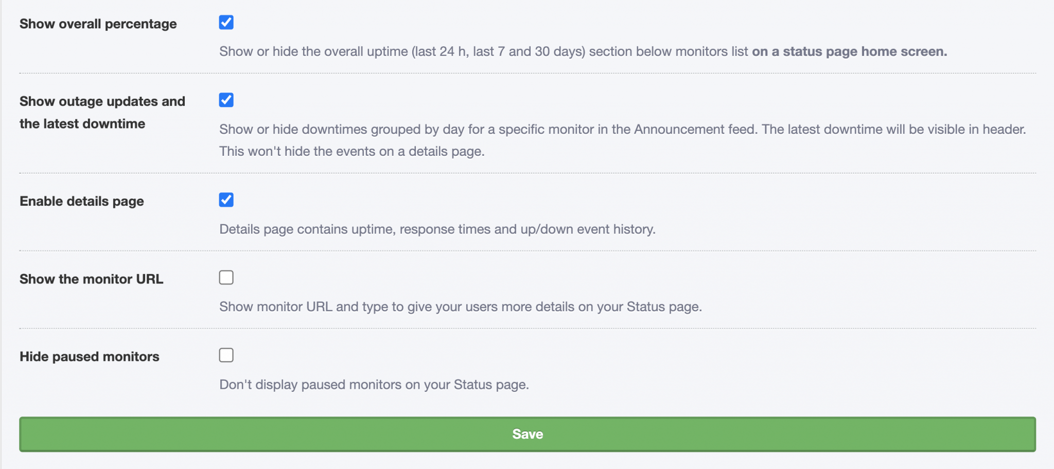 Introducing Public Status Pages 2.0! | UptimeRobot Blog