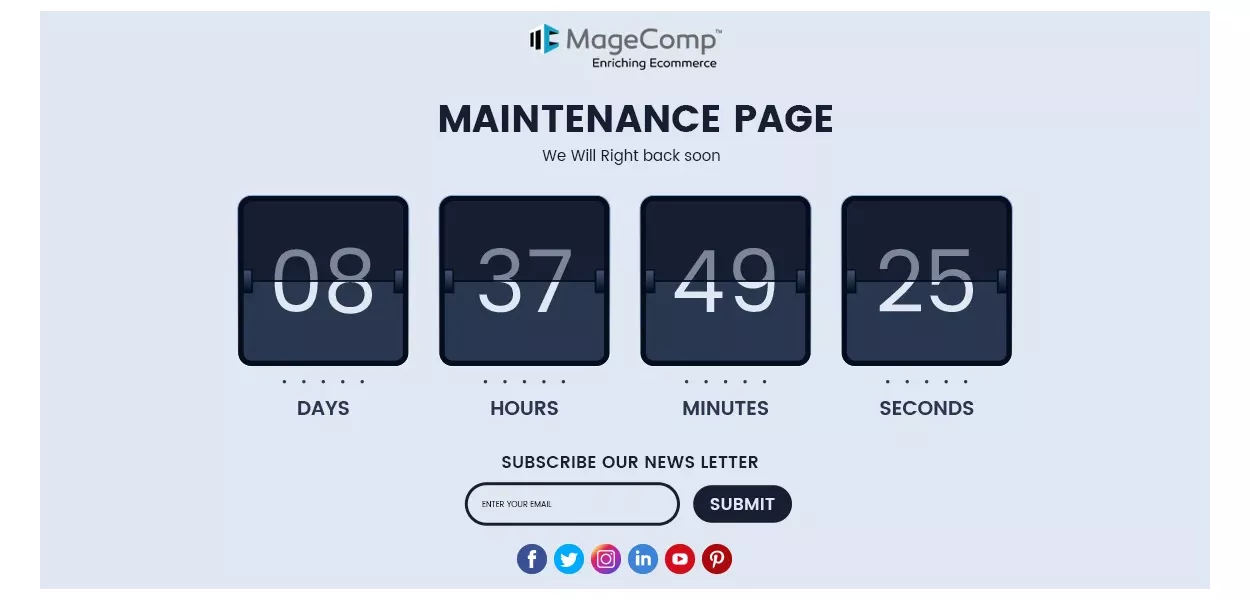 7 excellent maintenance page examples from real websites