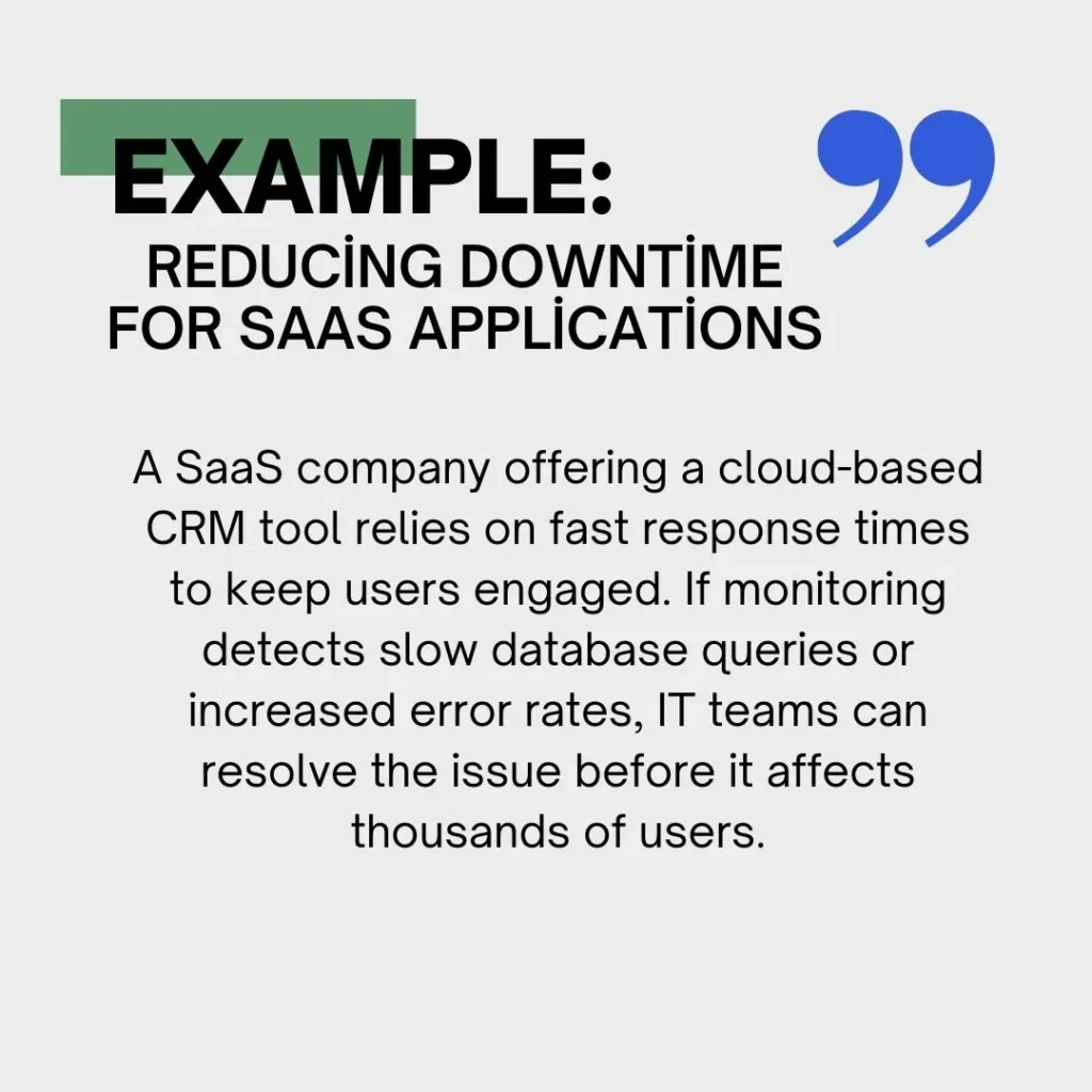 example of reducing downtime for saas applications