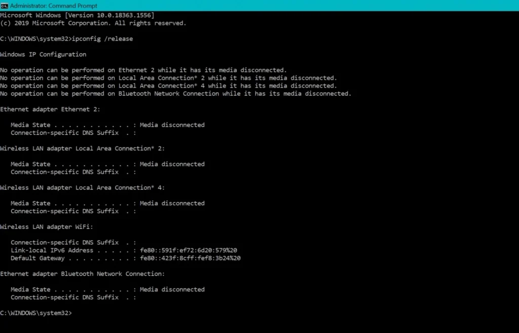 Comand Prompt