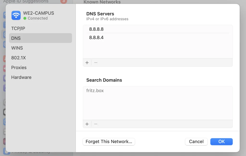 DNS servers