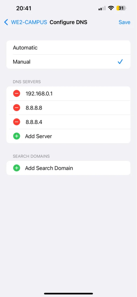DNS servers