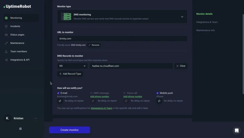 UptimeRobot