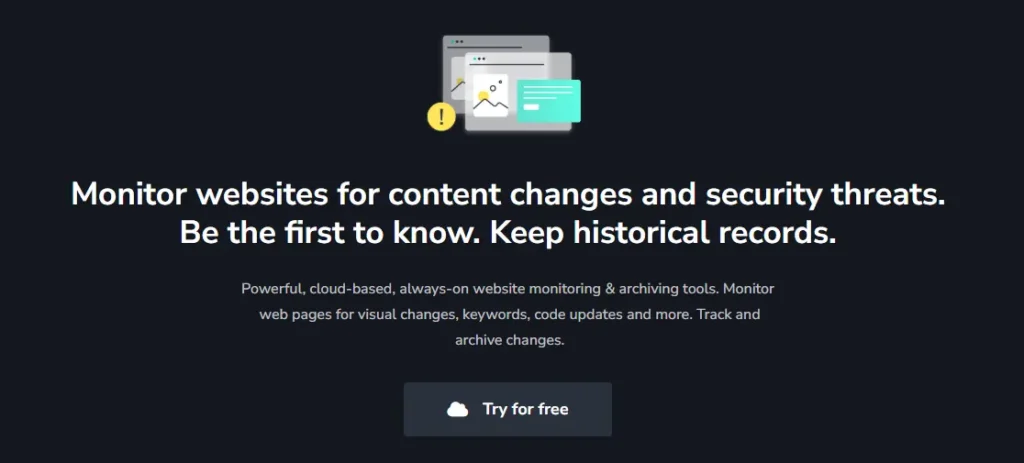 ChangeTower website change detection tool