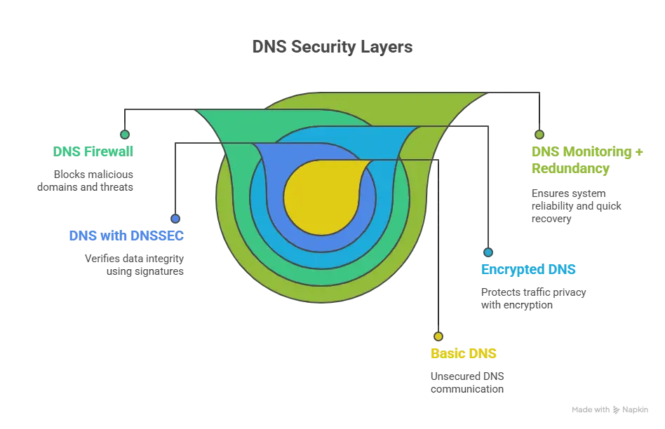 DNS security layers