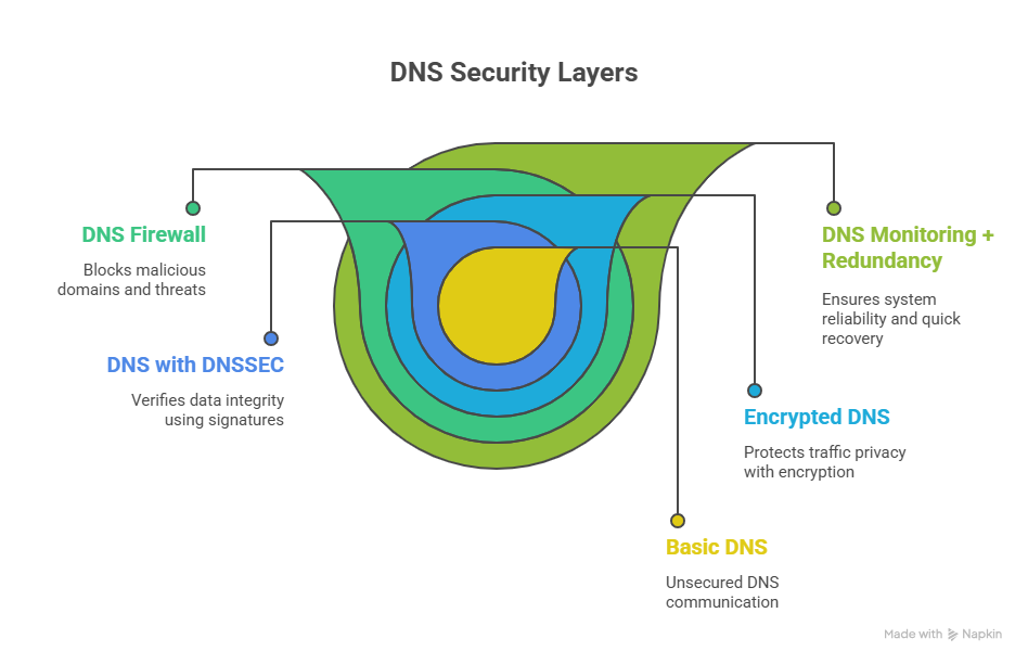 DNS attack: security layers