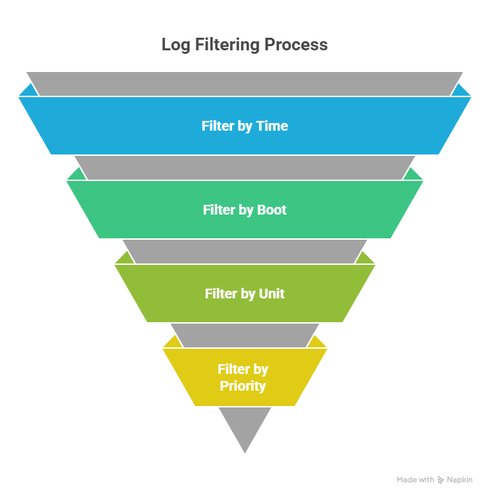 log filtering process
