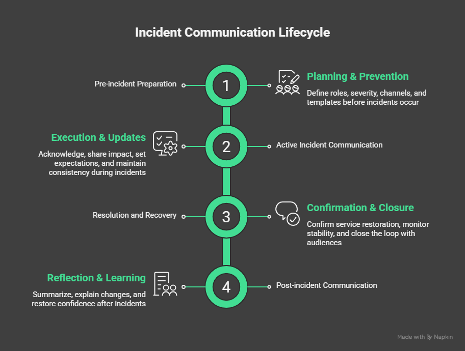 incident communication lifecycle
