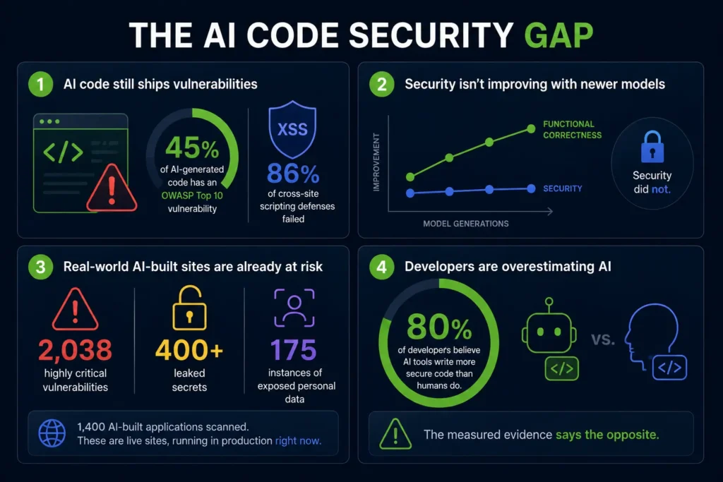 AI code security findings