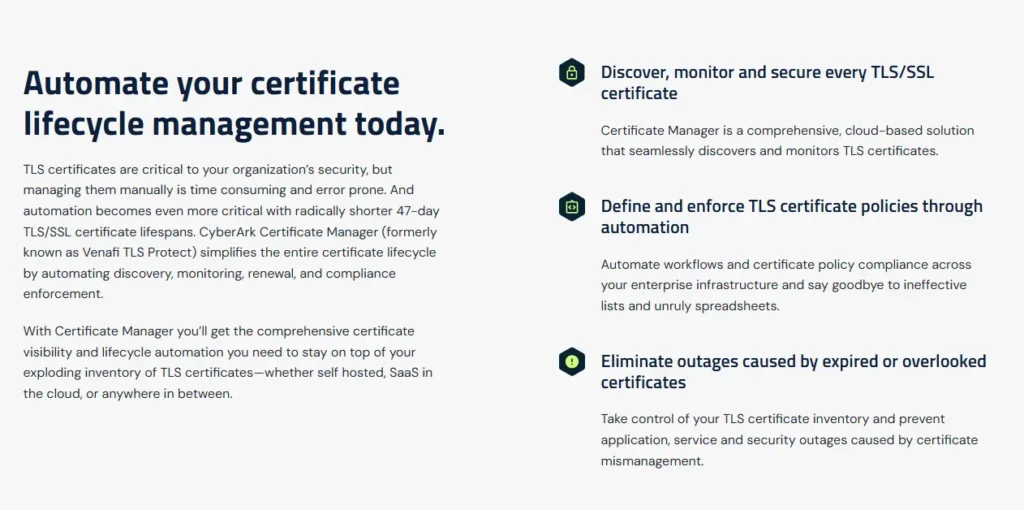 CyberArk homepage